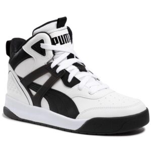BUTY SPORTOWE PUMA Rebound Back court Mid wysokie obuwie skórzane na co dzień